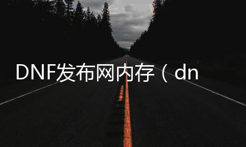 DNF发布网内存（dnf2021内存）